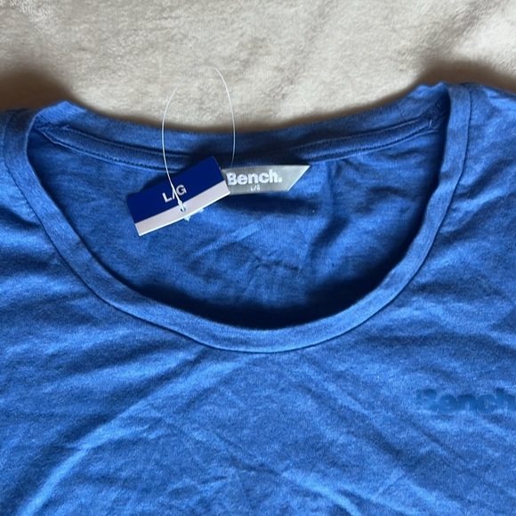 NWT Bench Blue Women’s T-Shirt with ruched sides sz L - Picture 9 of 9